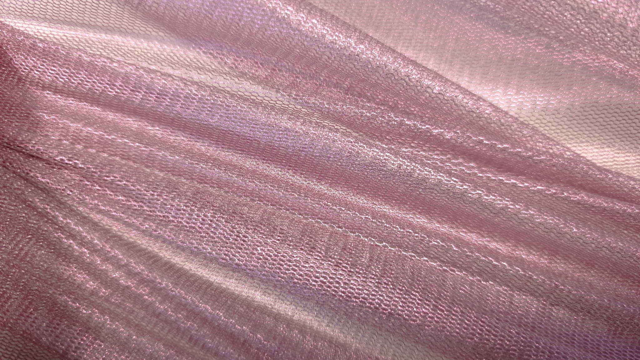 Tulle peliculizat din matase naturala roz pudra