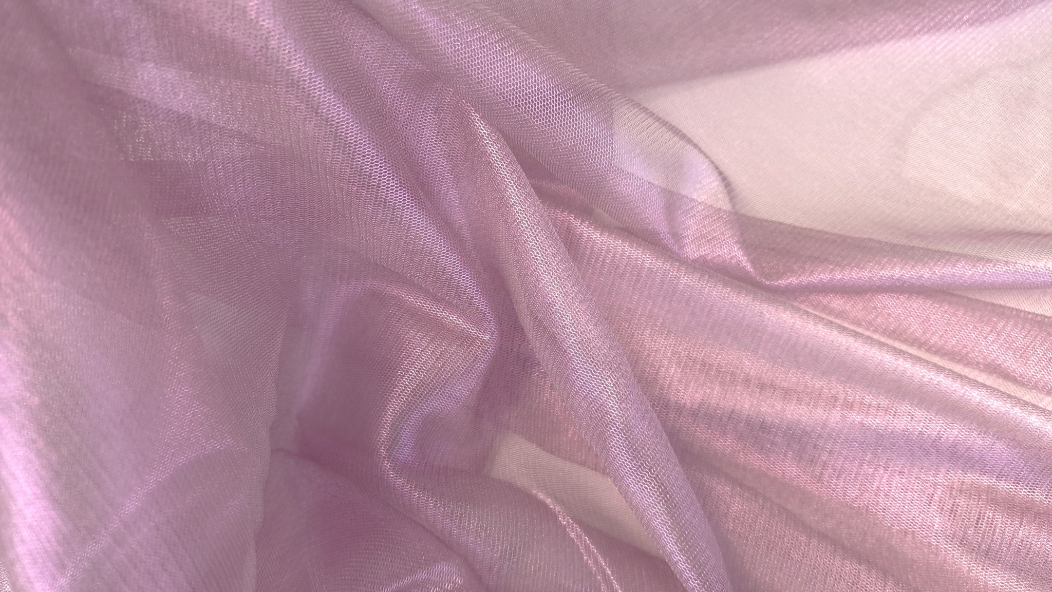 Tulle peliculizat din matase naturala roz pudra - imagine 7