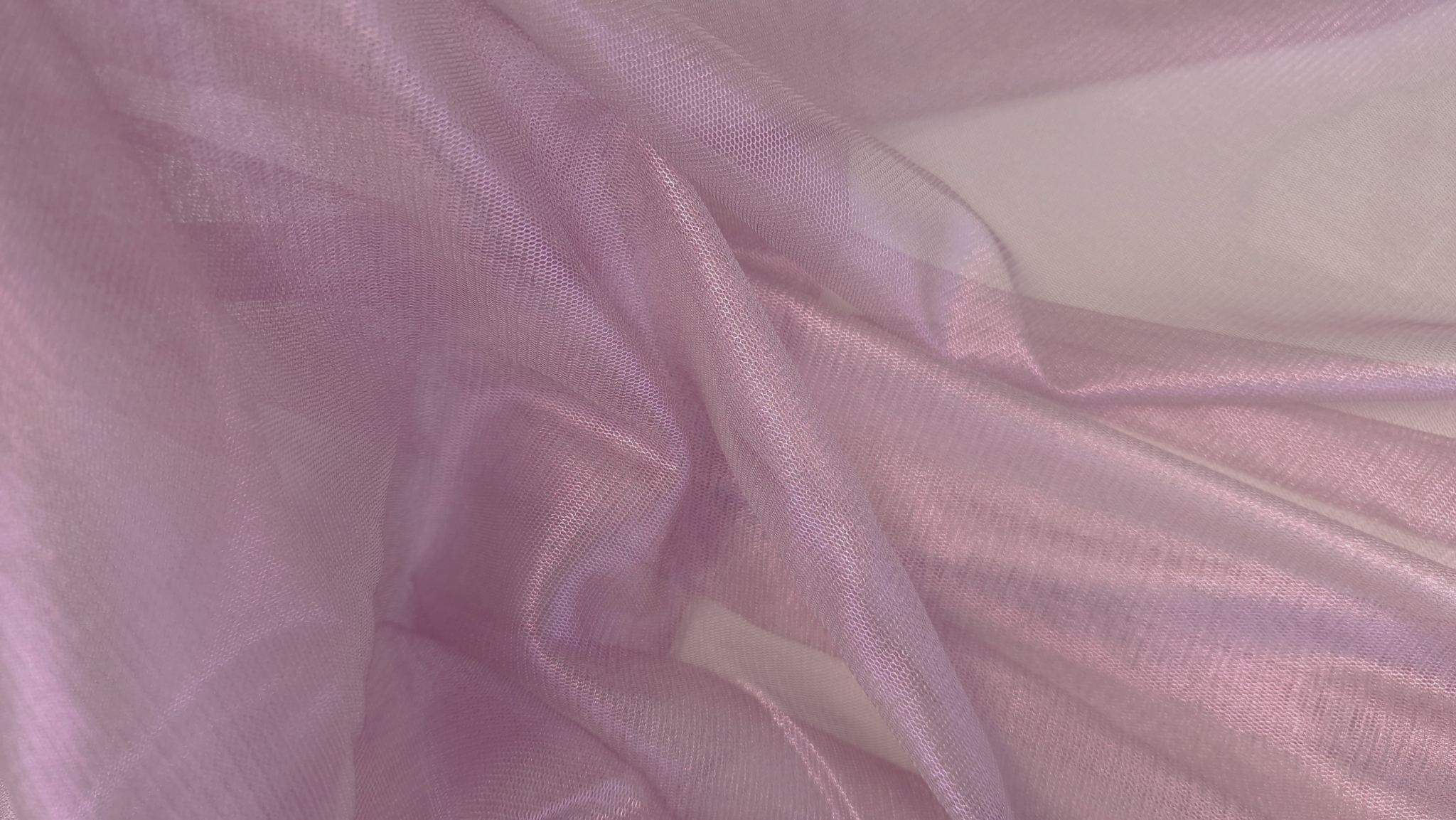 Tulle peliculizat din matase naturala roz lila - imagine 3