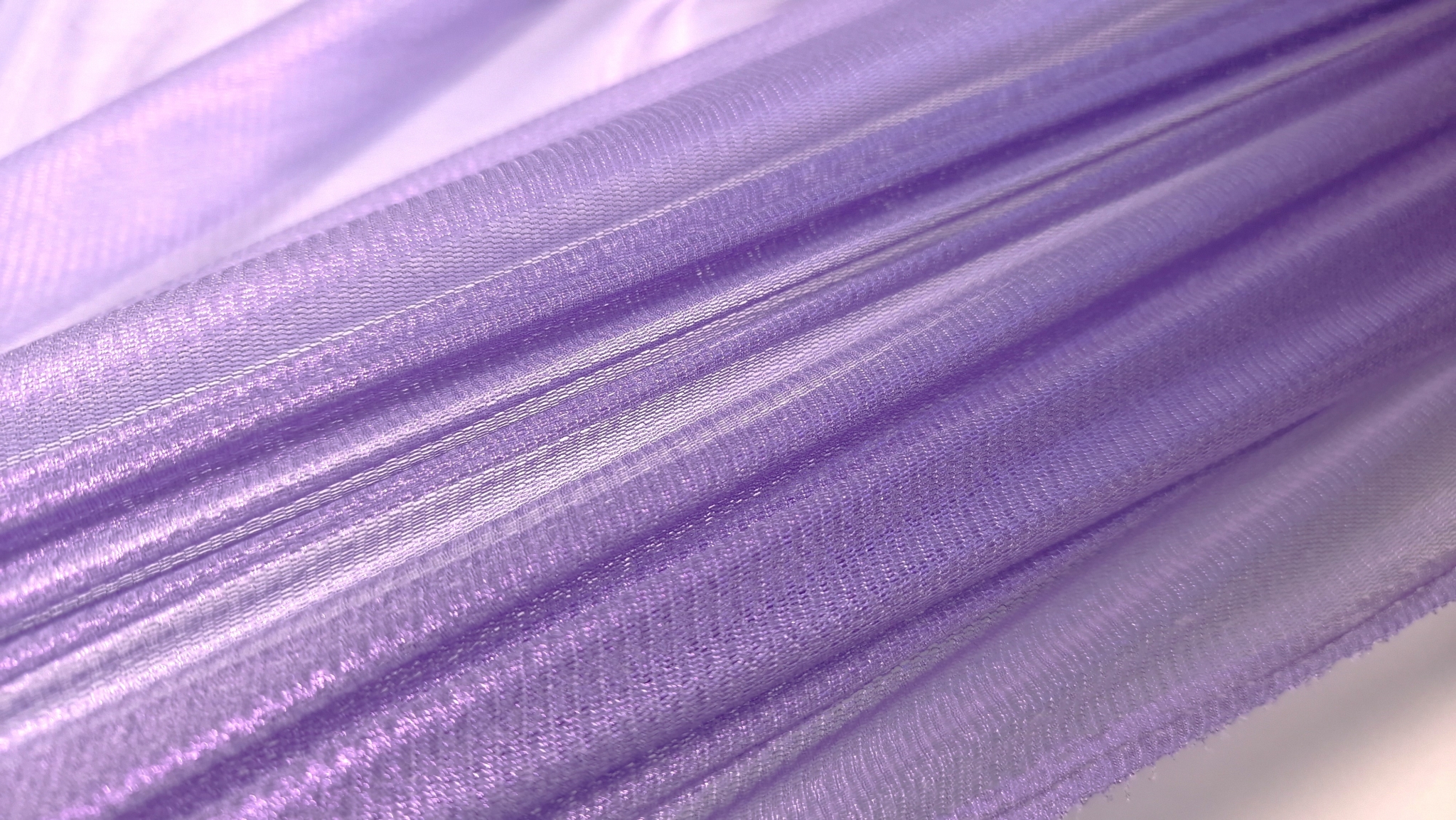 Tulle peliculizat din matase naturala lila