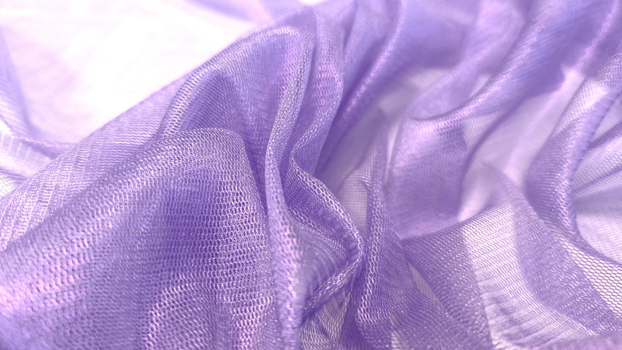 Tulle peliculizat din matase naturala lila - imagine 9