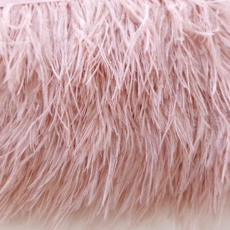 Banda din fulgi naturali roz pudra