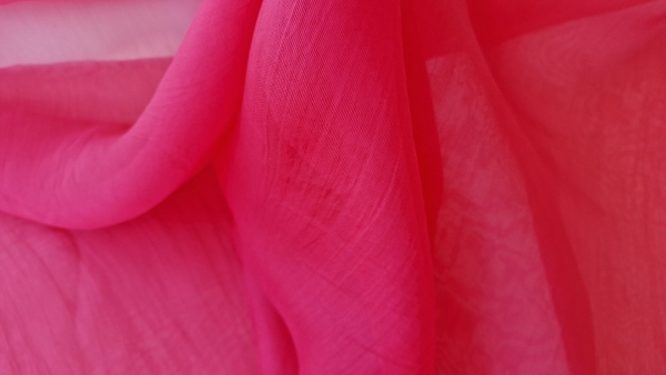Garza roz din matase naturala
