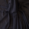Jersey negru subtire si fin din vascoza si lana