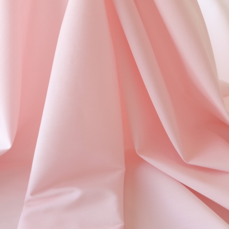 Poplin usor elastic din bumbac peach-rose pentru camasi