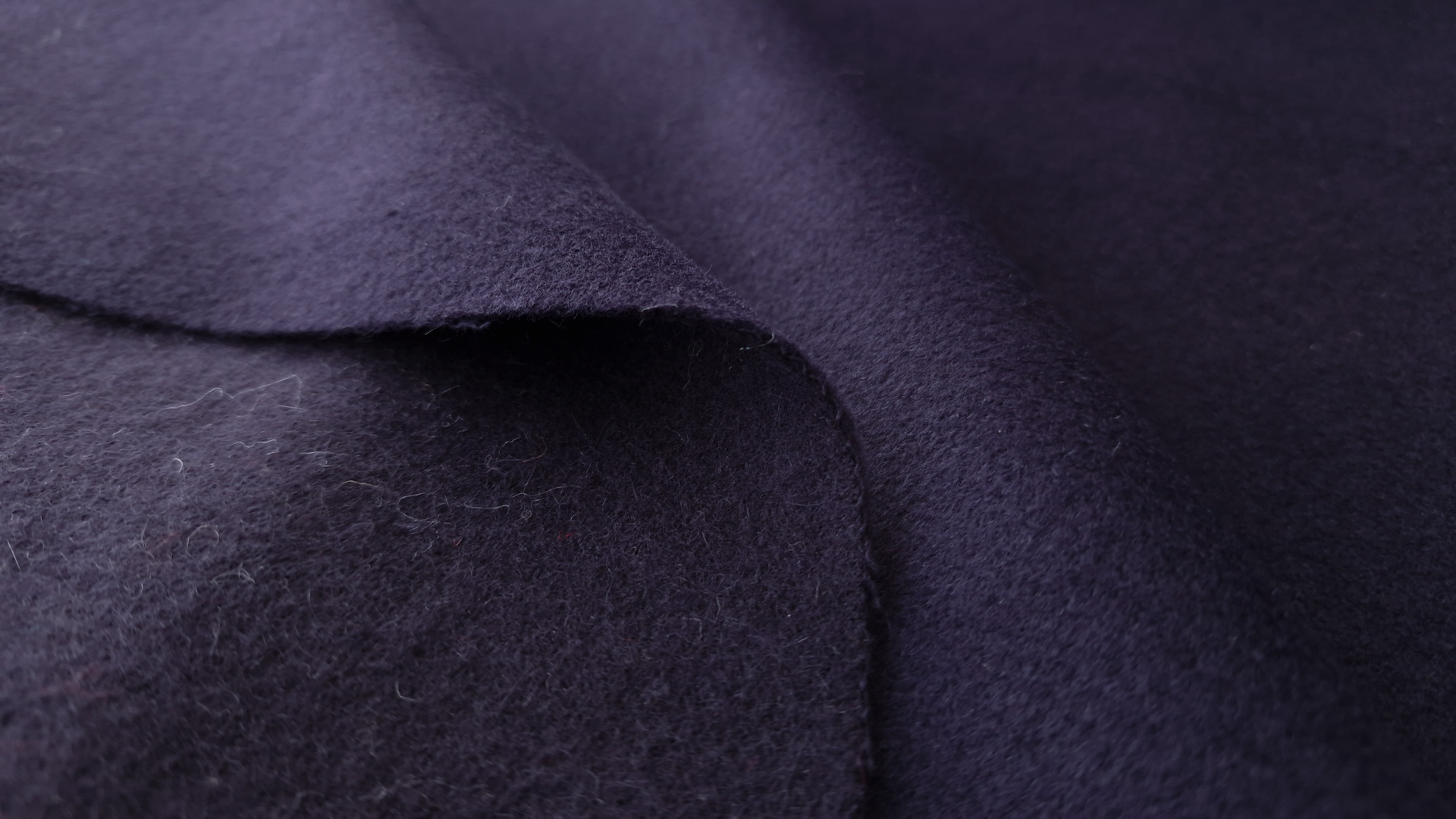 Stofa indigo inchis din casmir, lana si mohair pentru paltoane - imagine 6