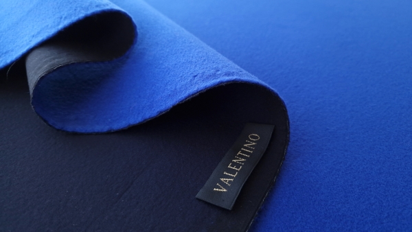 Stofa termocolata din lana Royal Blue VAL1350