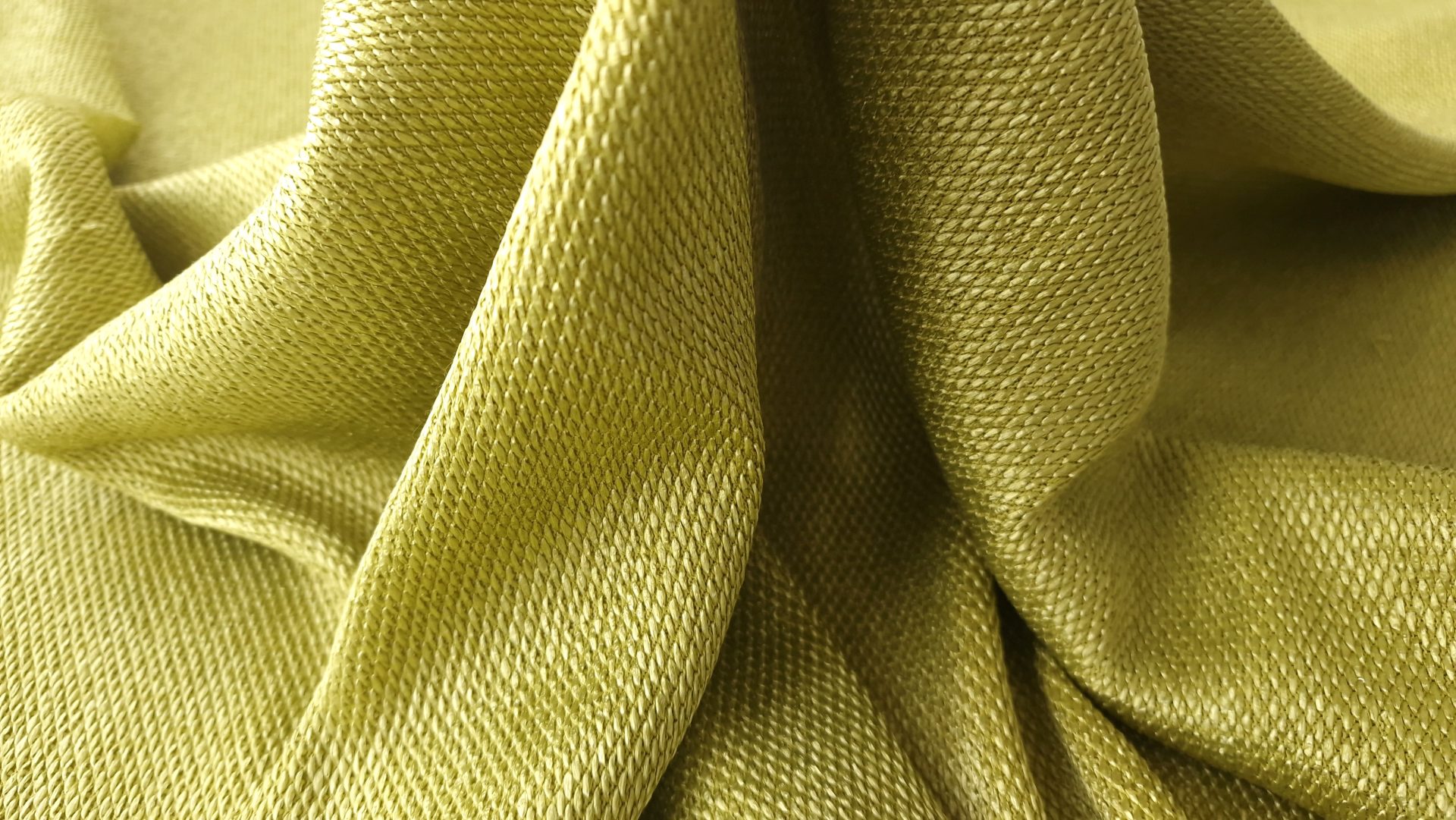 Tesatura naturala din bumbac si rafie kaki deschis - imagine 3