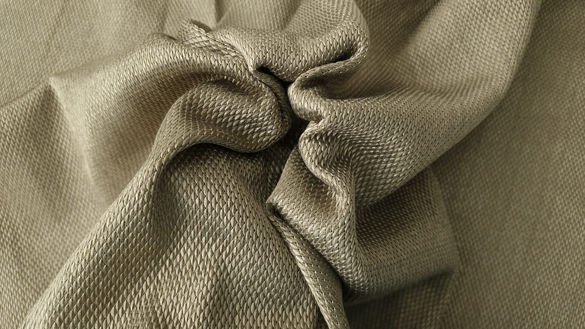 Tesatura naturala din rafie si bumbac kaki - imagine 4