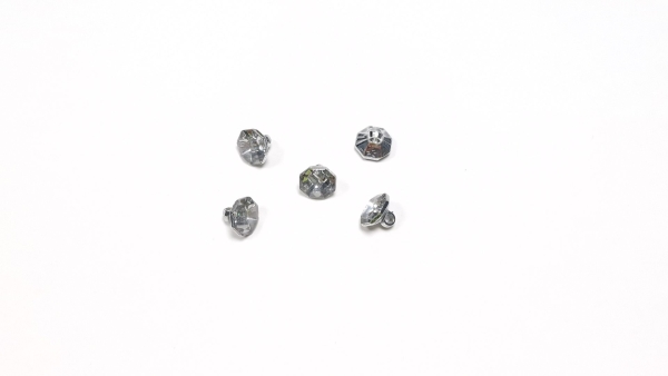 Nasturi argintii octogon - 9 mm MXM02