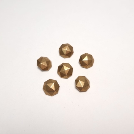 Set de nasturi aurii diametru 12 mm GUC60