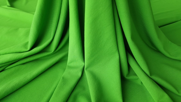 Jerse fin din vascoza cu elastan verde MK84034