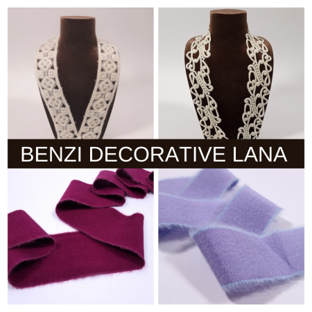 Benzi decorative din lana