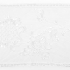 Bordura decorativa ivory brodata pe tulle R76