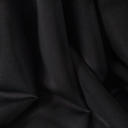 Stofita neagra din lana usor elastica pentru costume