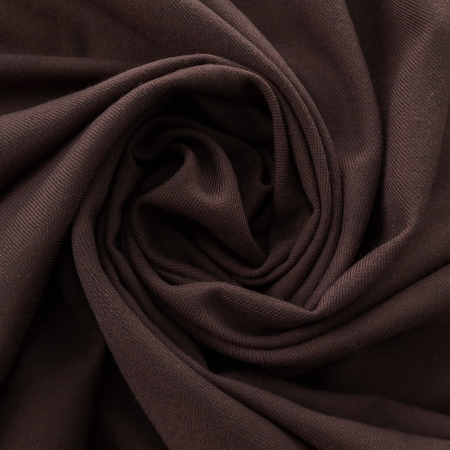 Stofa subtire cu lana si elastan pentru costume Dark Brown