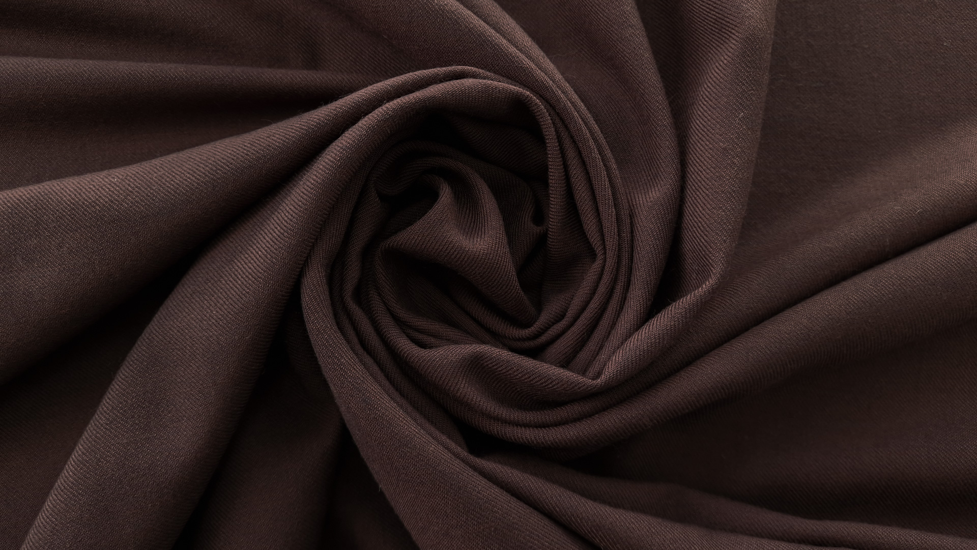 Stofa subtire cu lana si elastan pentru costume Dark Brown