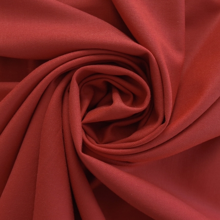 Stofita elastica din lana rosu caramiziu
