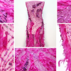 Broderie couture lucrata manual magenta