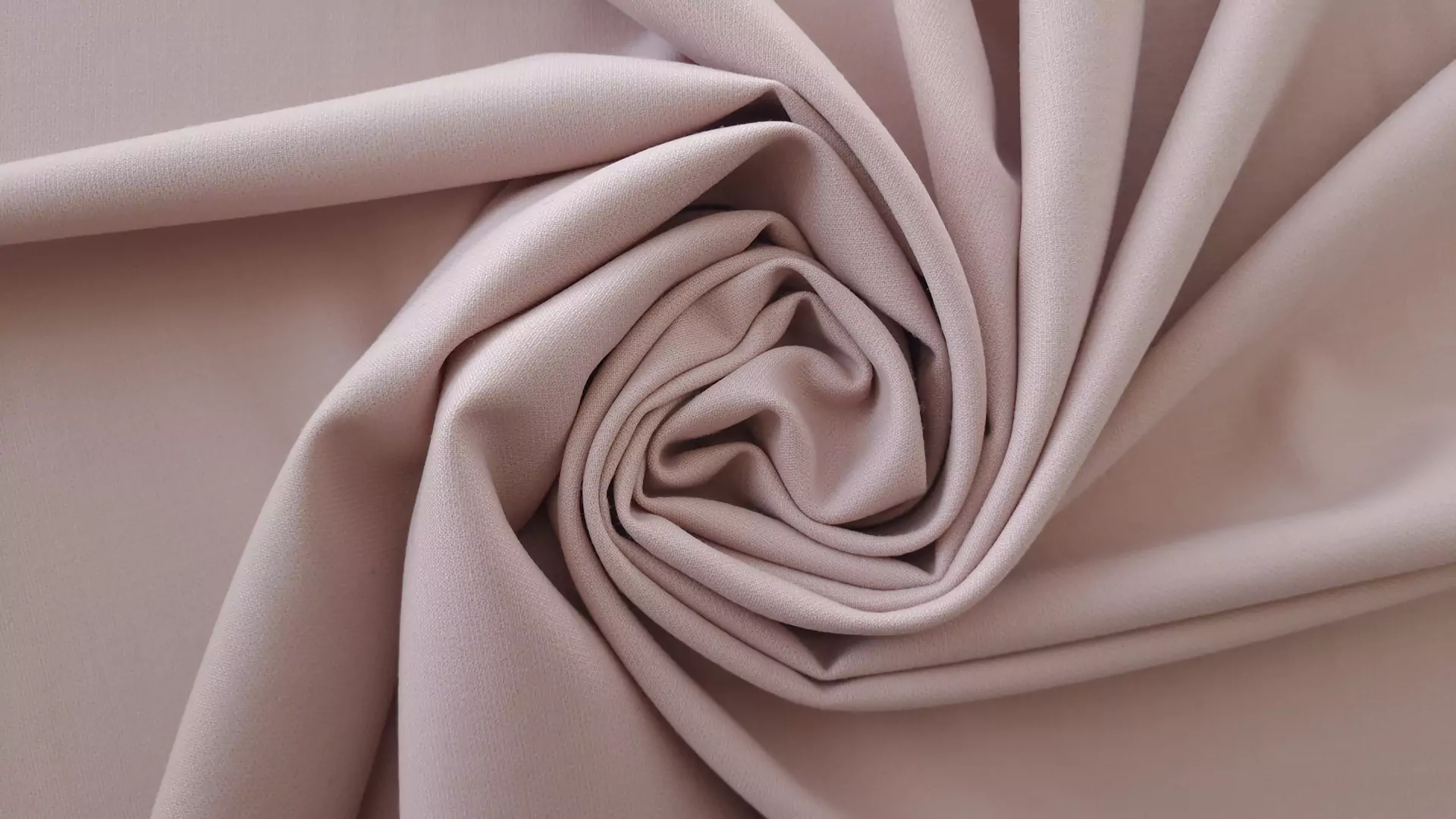 Stofa elastica din lana dusty pink