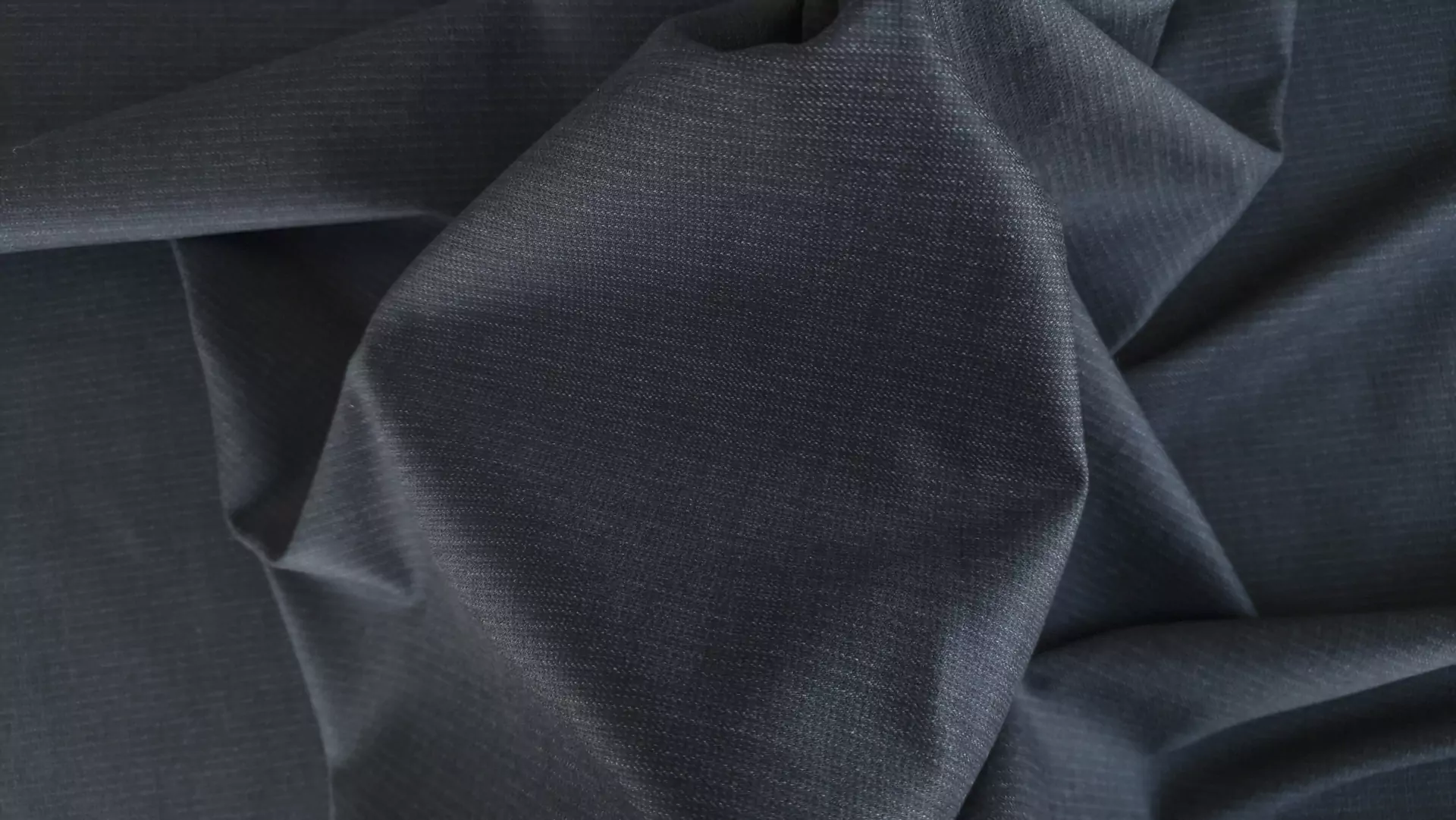 Stofa subtire din lana dark grey - imagine 4