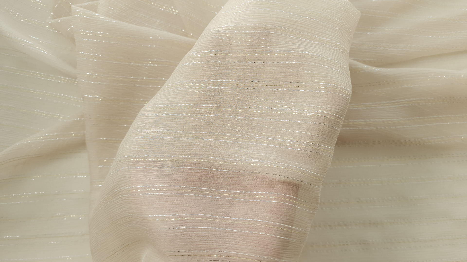 Voal creponat din matase naturala YSL1703 - imagine 4