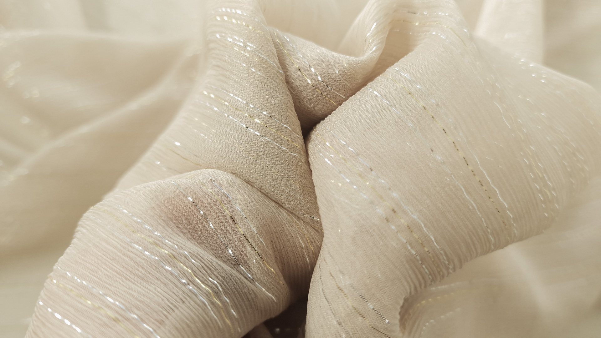 Voal creponat din matase naturala YSL1703 - imagine 3