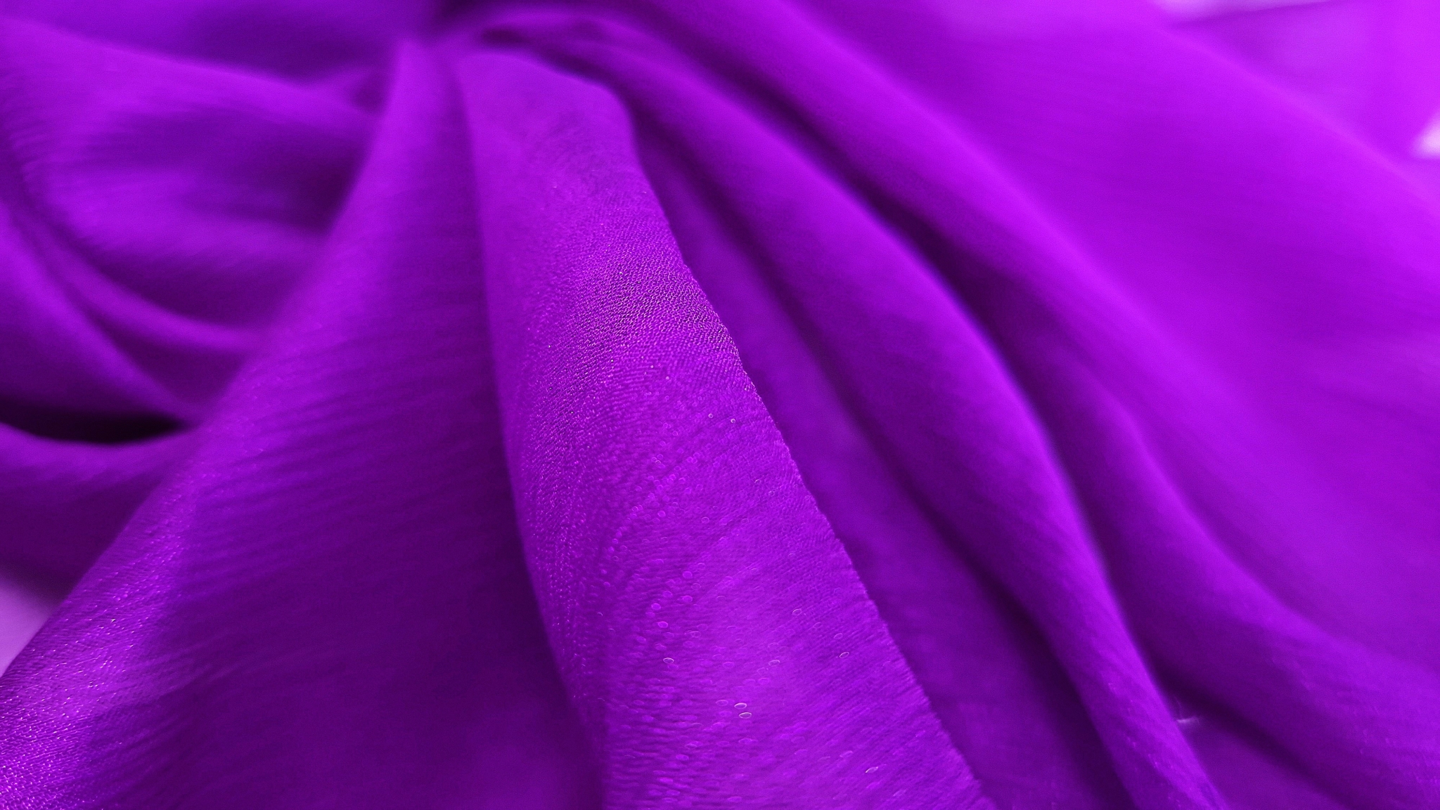 Voal creponat peliculizat ultraviolet Muselina din matase naturala - imagine 7