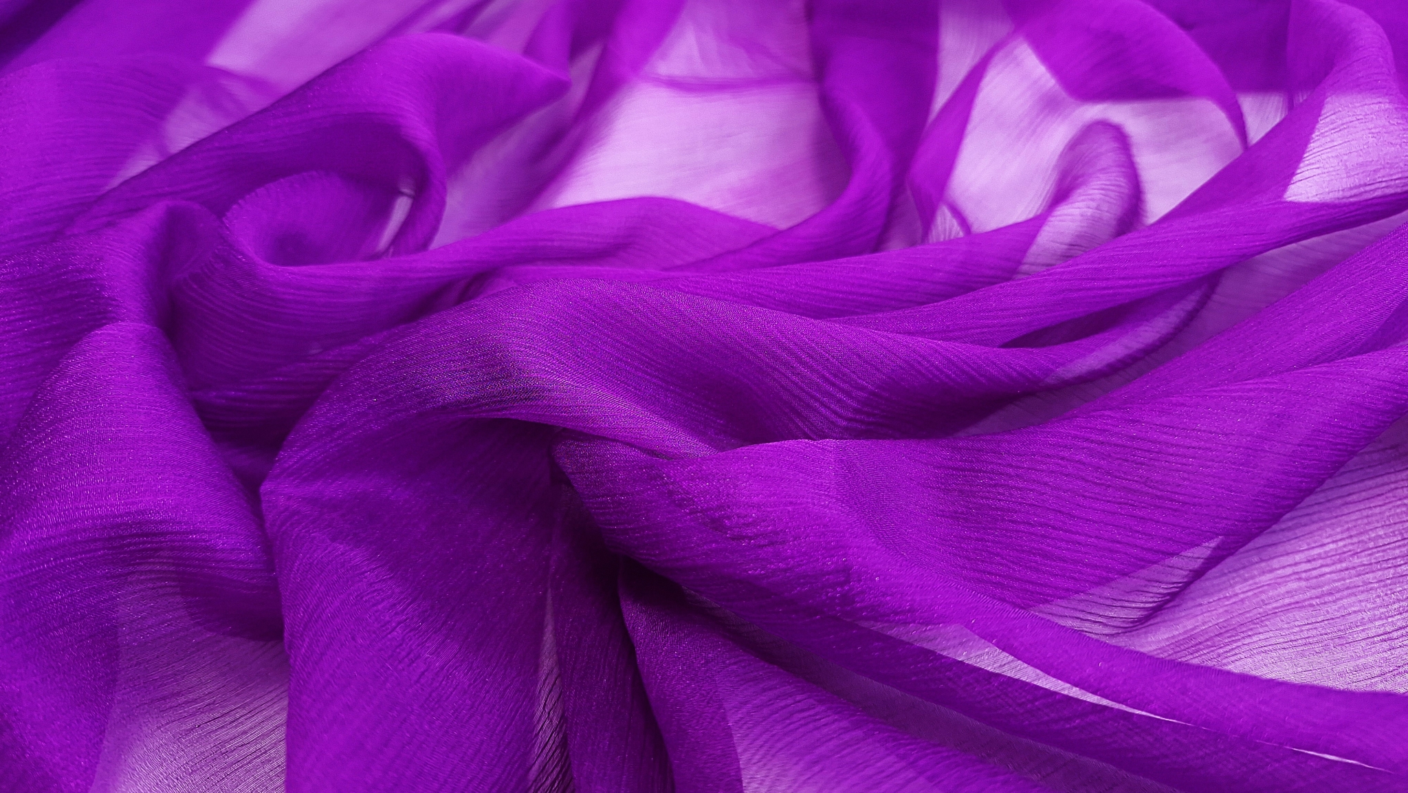 Voal creponat peliculizat ultraviolet Muselina din matase naturala - imagine 9