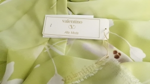 Voal georgette satinat din matase naturala Valentino