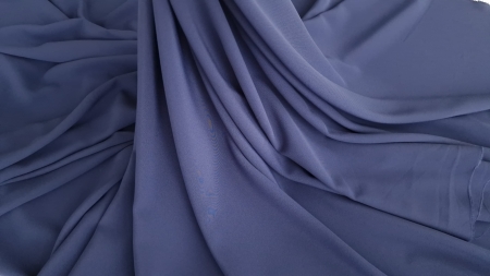 crepe de chine bleumarin