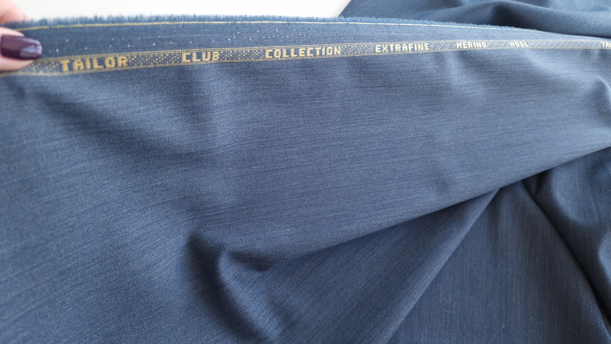 Stofa de costum din lana merino - imagine 6