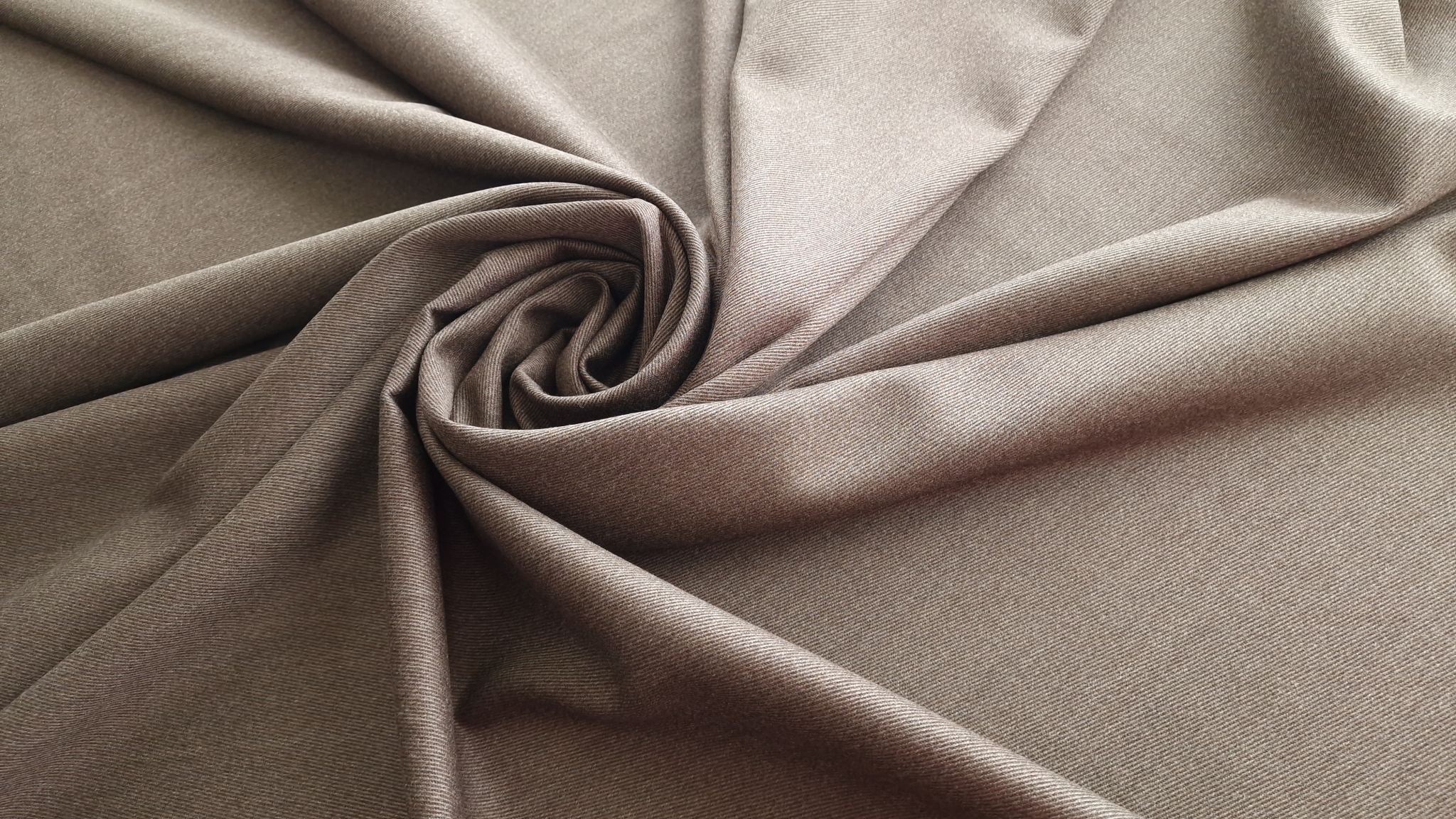 Stofa din lana Giorgio Armani-maro - imagine 3