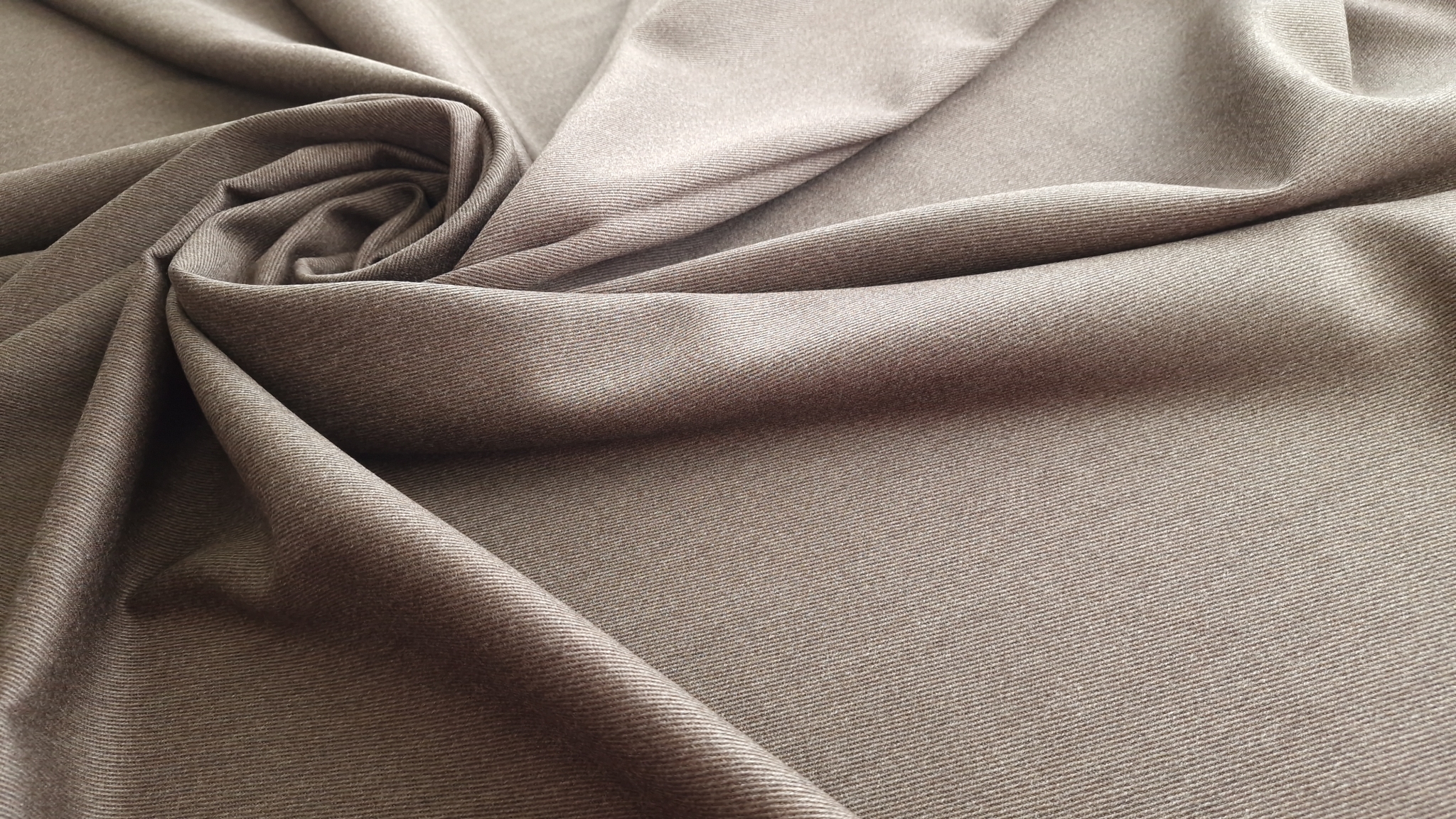 Stofa din lana Giorgio Armani-maro - imagine 4