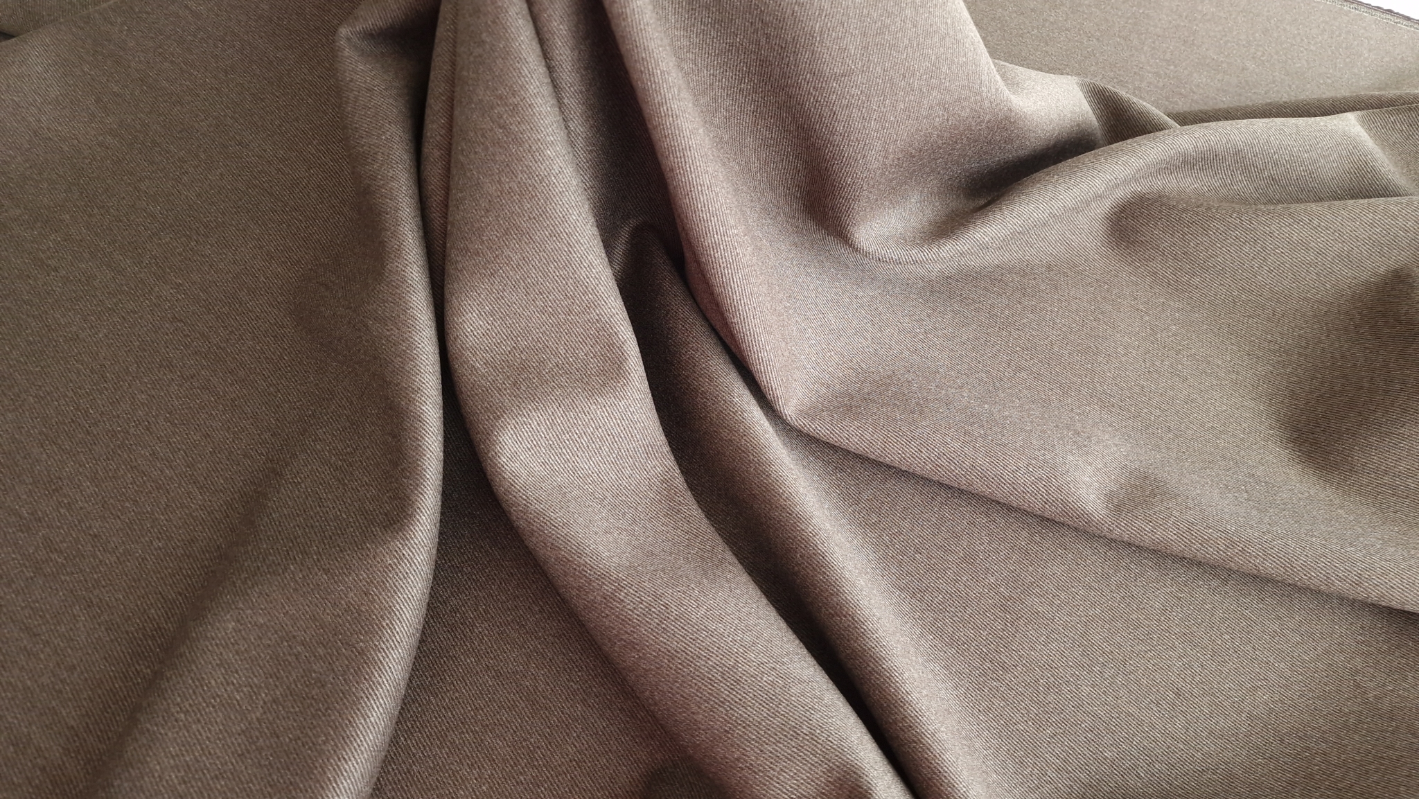 Stofa din lana Giorgio Armani-maro - imagine 2