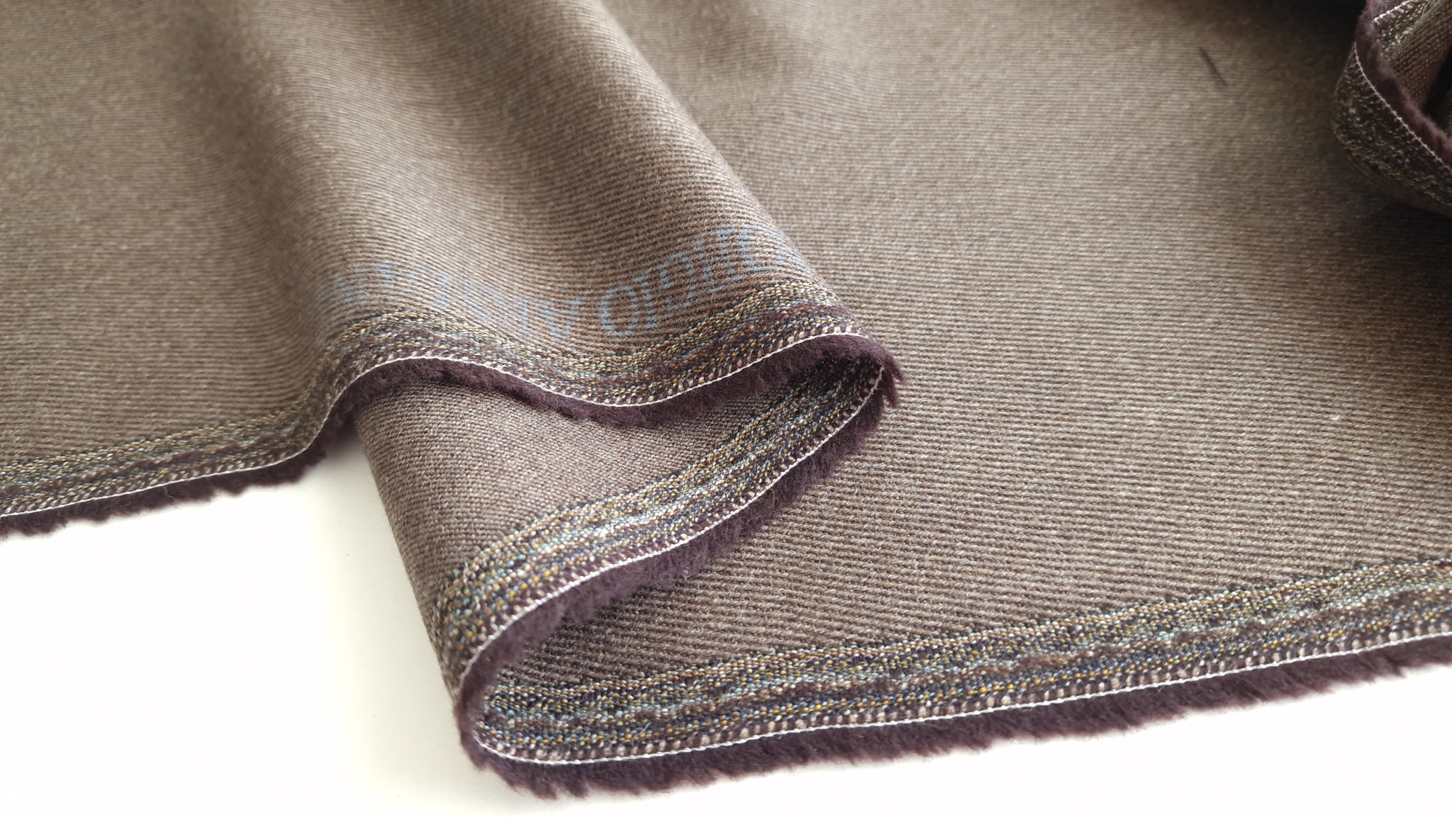 Stofa din lana Giorgio Armani-maro - imagine 6