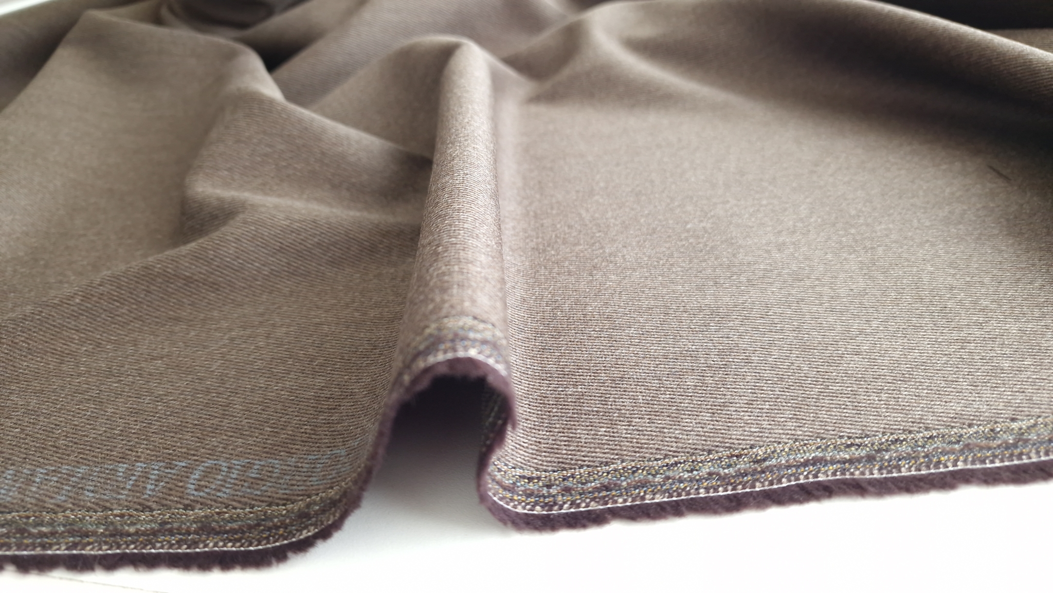 Stofa din lana Giorgio Armani-maro - imagine 7