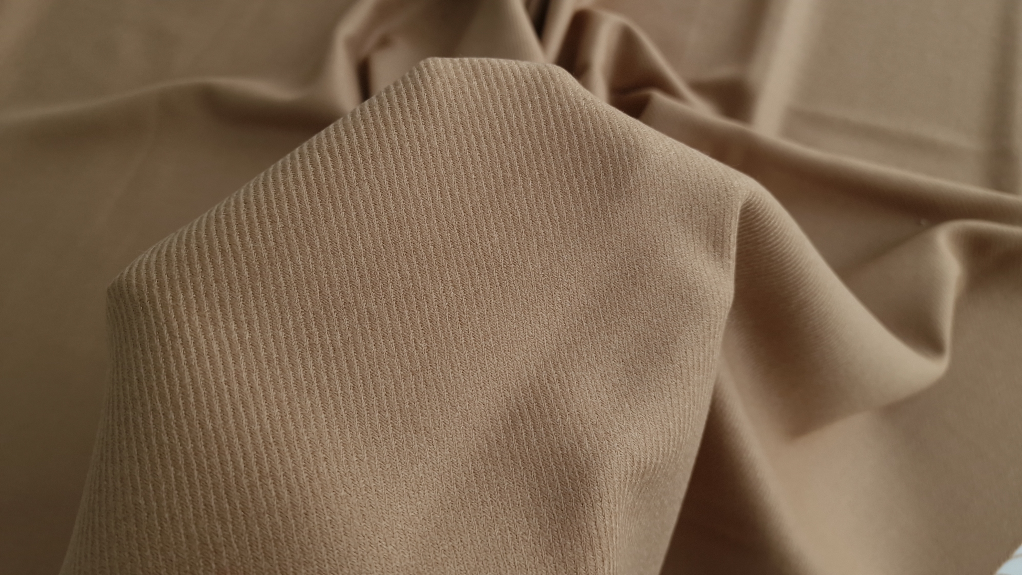 Stofa cammel din lana si casmir - imagine 2