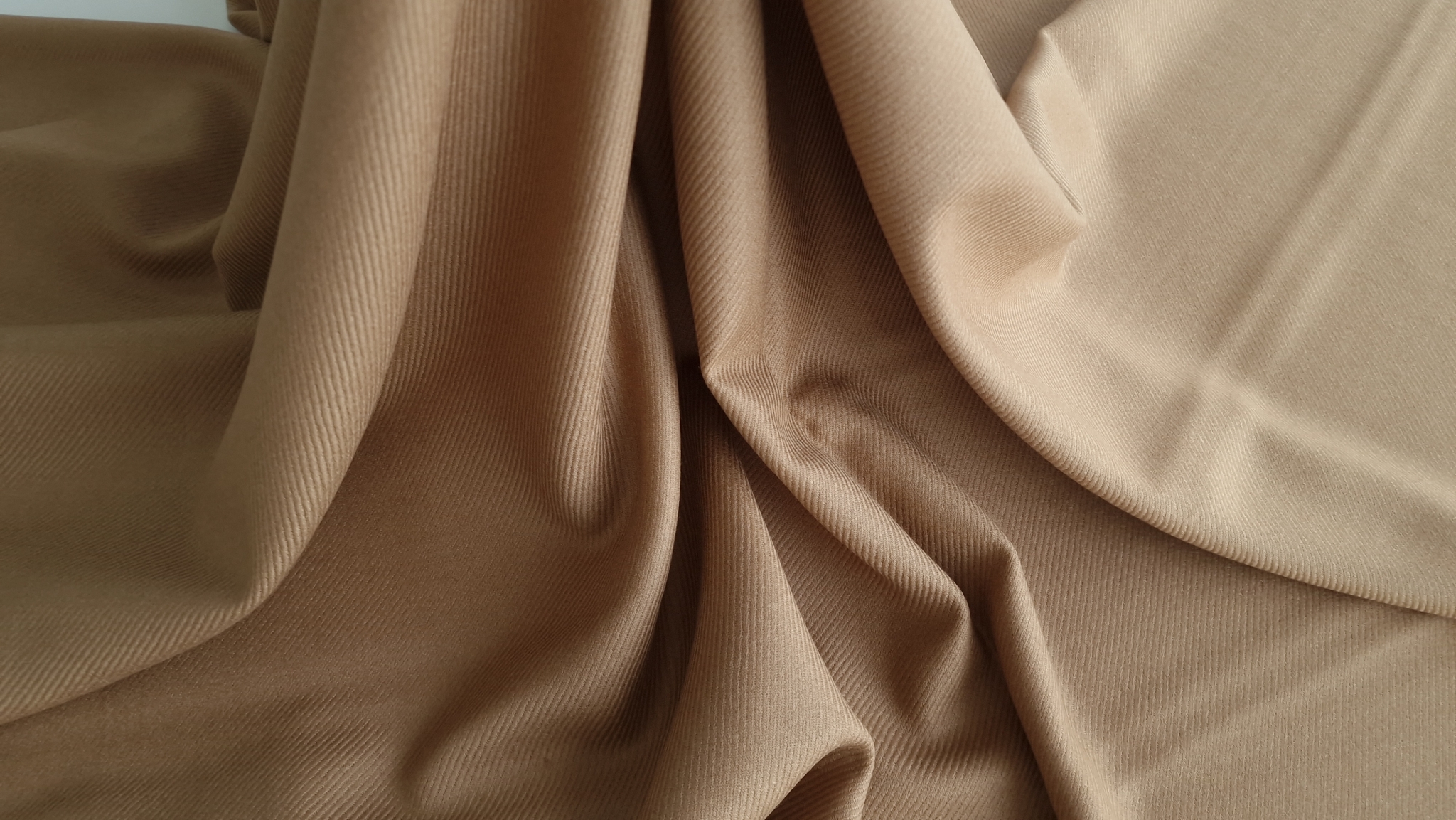 Stofa cammel din lana si casmir