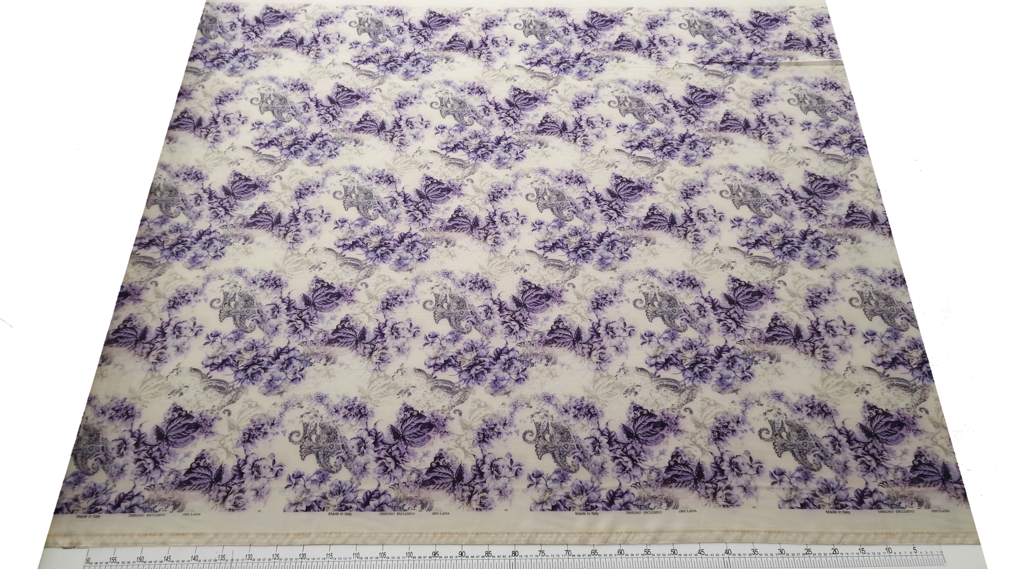 Tesatura Armani din lana imprimata - imagine 7