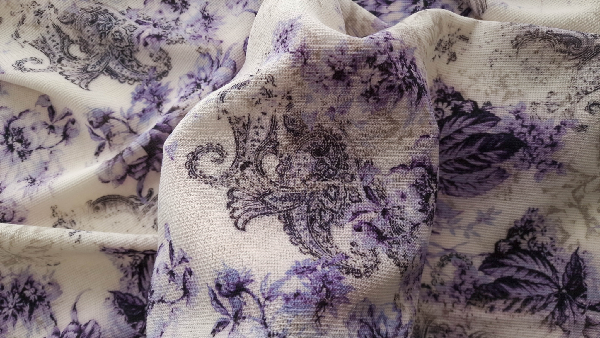 Tesatura Armani din lana imprimata - imagine 4