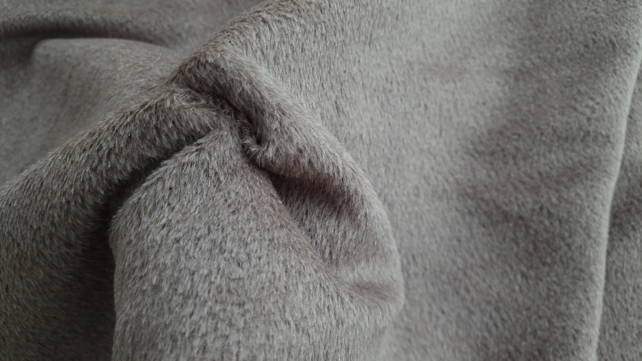 Stofa grej cu alpaca si lana - imagine 4