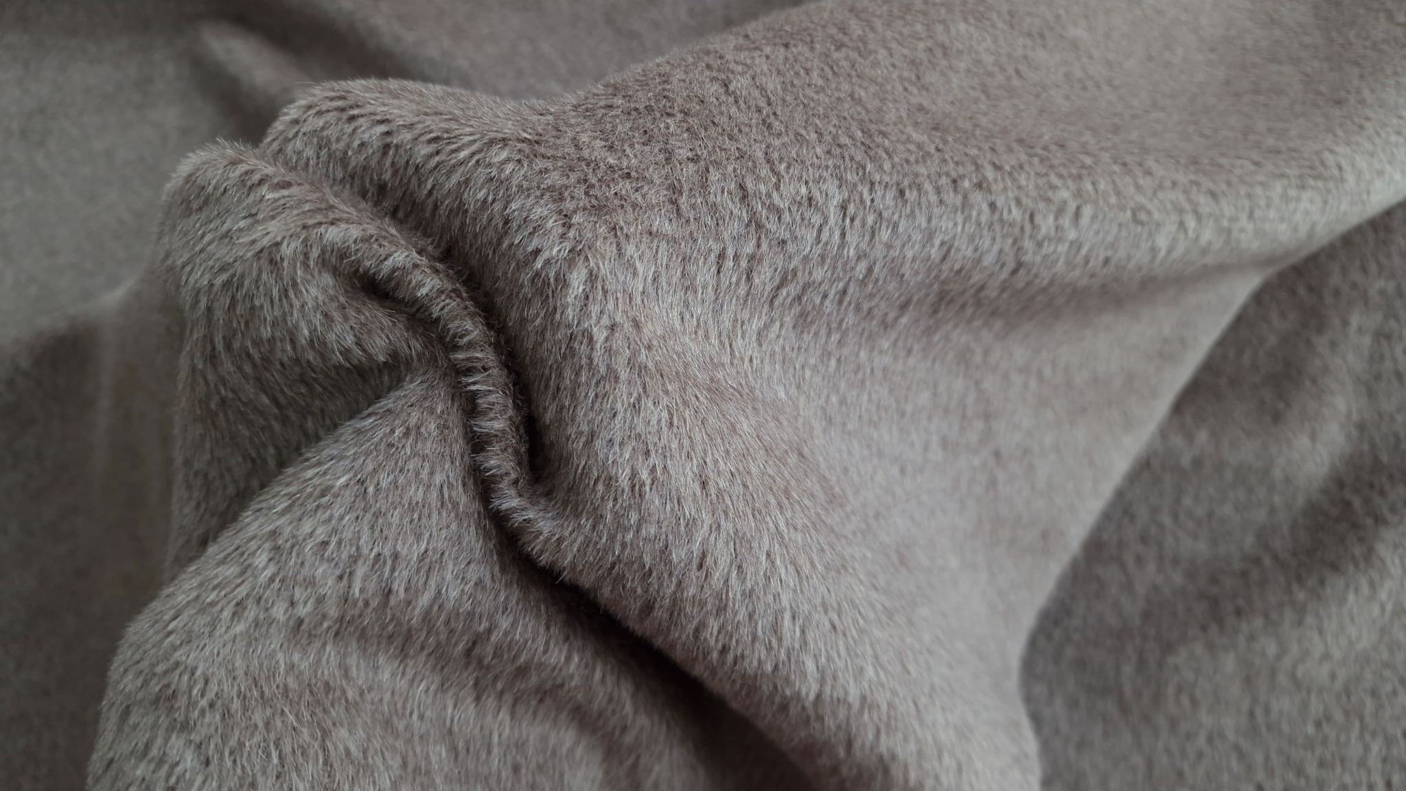 Stofa grej cu alpaca si lana - imagine 6