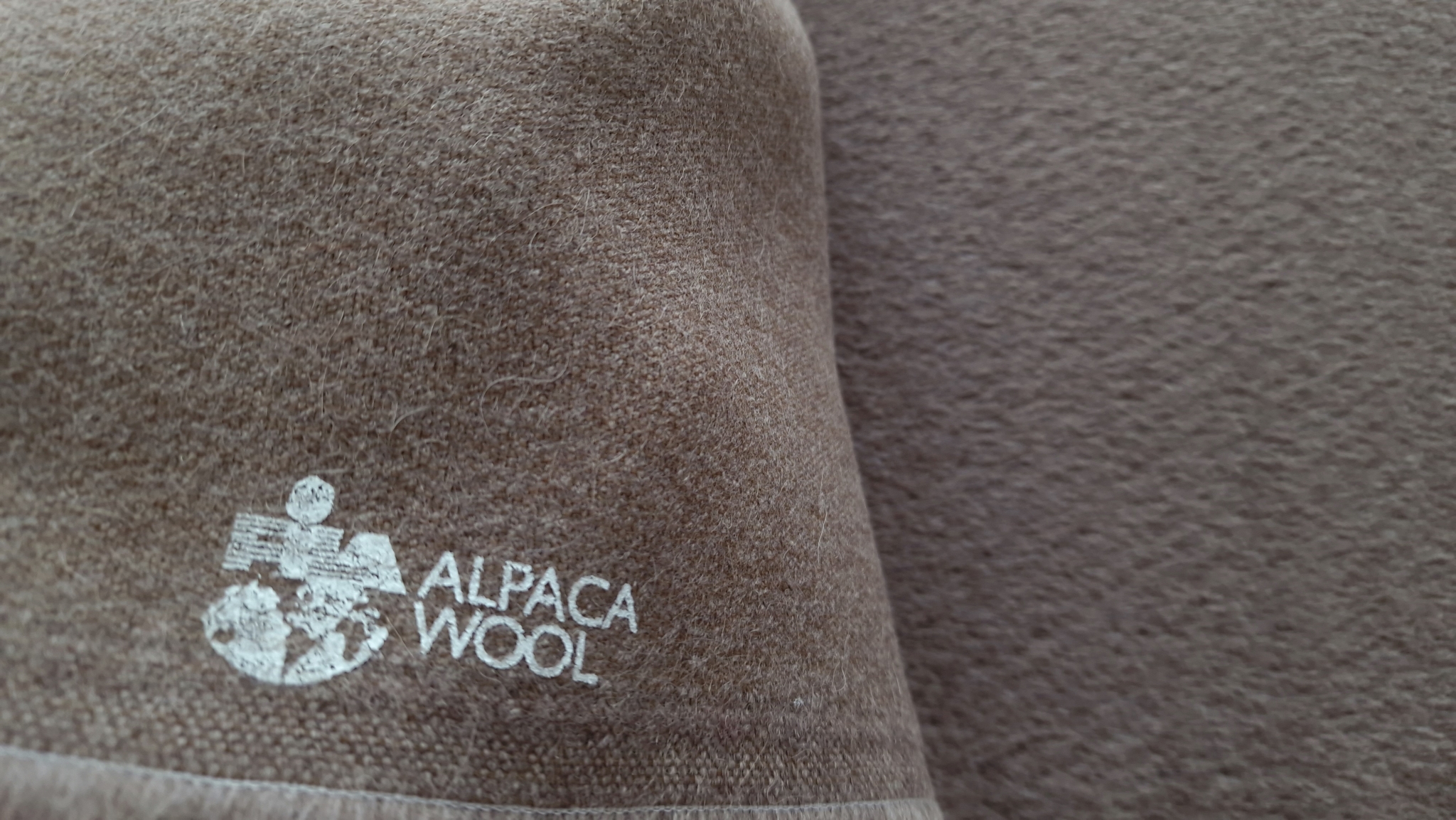 Stofa grej cu alpaca si lana