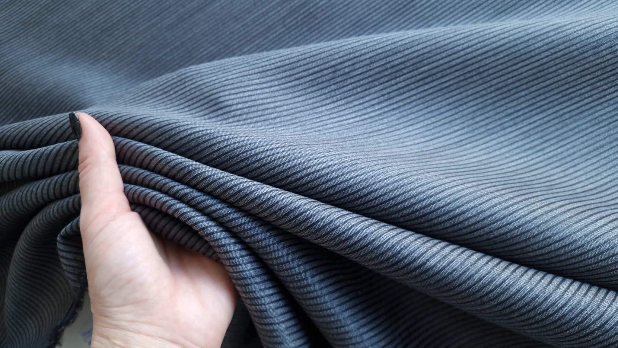 Stofa cu tinuta Clerici Tessuto- gri - imagine 2