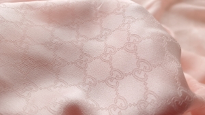 Soft silk monogram jacquard peach GUC1757