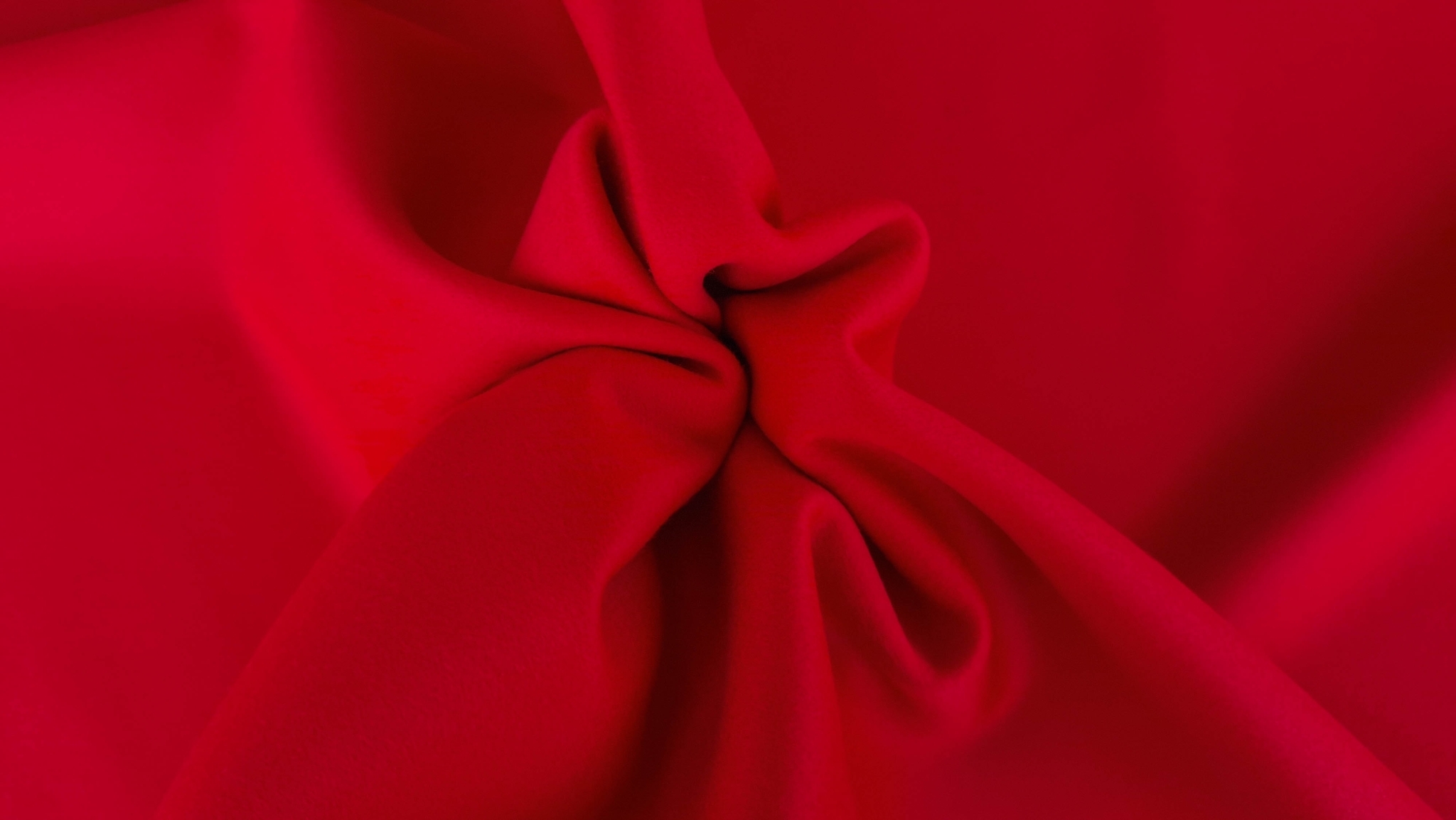 Stofa rosie din casmir si lana - imagine 7