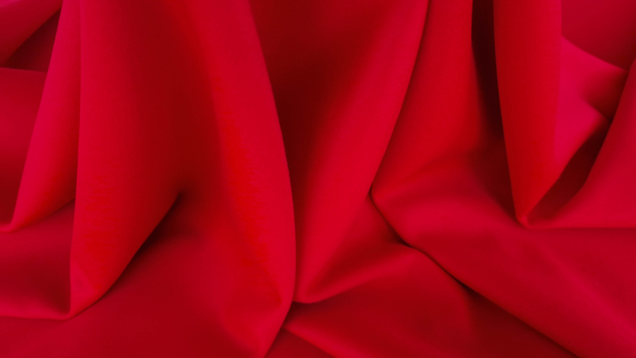 Stofa rosie din casmir si lana - imagine 5