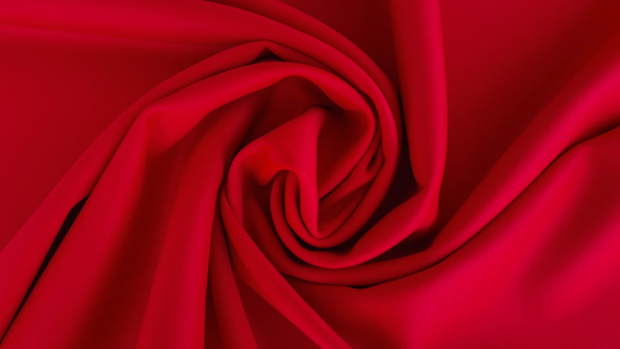 Stofa rosie din casmir si lana - imagine 4