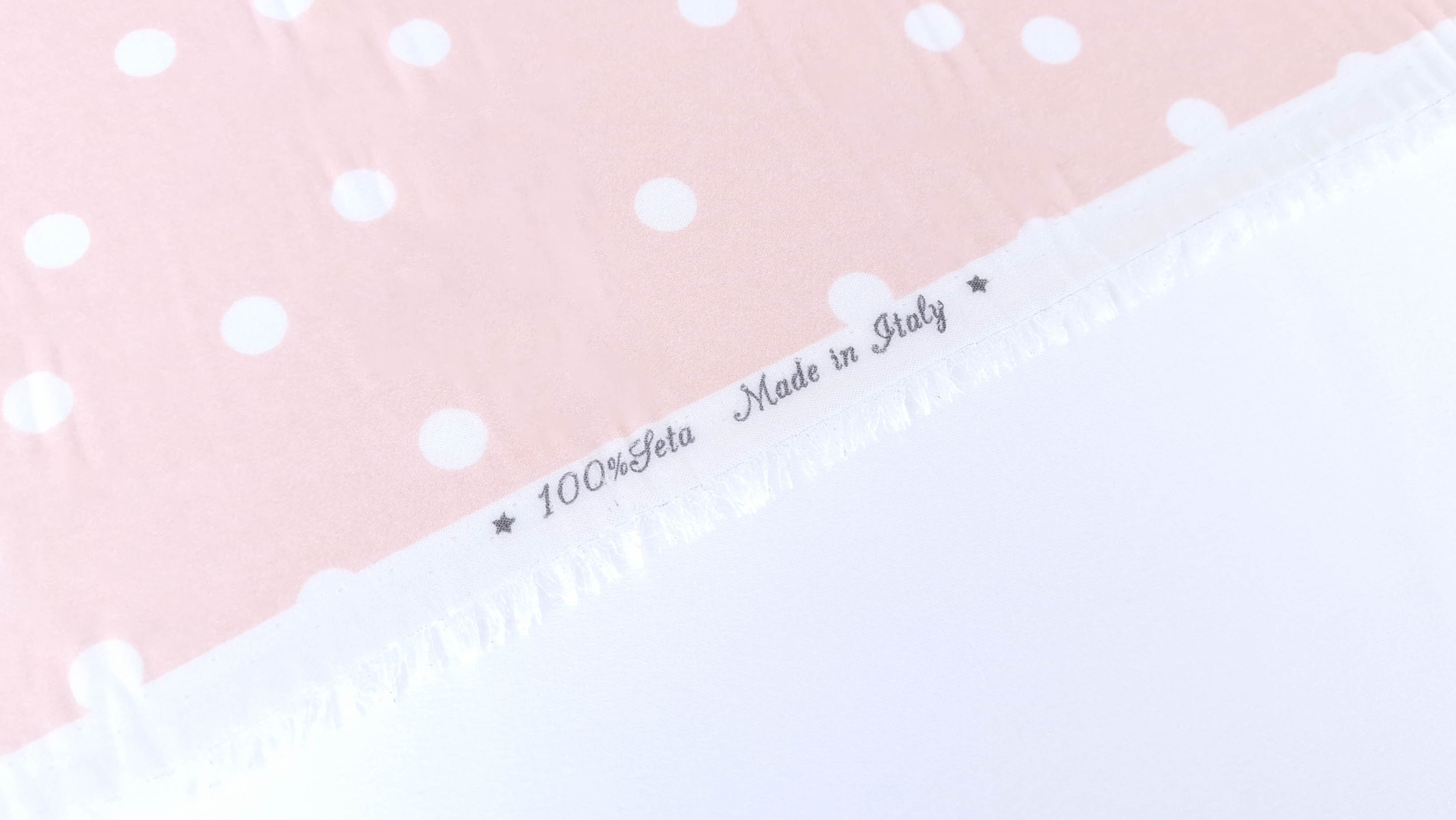 Voal peliculizat din matase naturala piersicuta - imagine 3